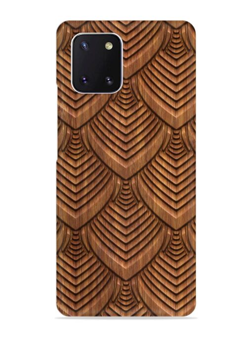 Carved Pattern On Snap Case for Samsung Galaxy Note 10 Lite Zapvi