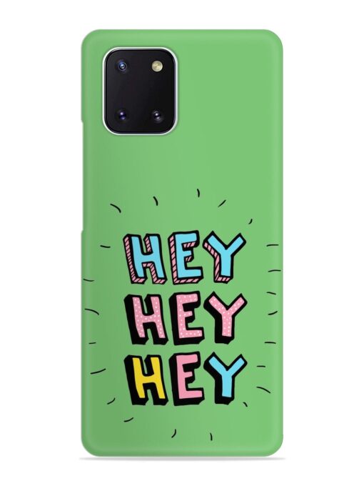 Hey Vector Cartoon Snap Case for Samsung Galaxy Note 10 Lite