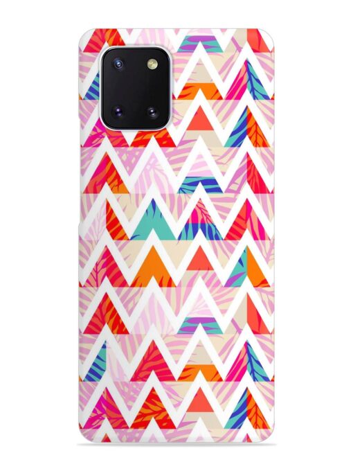 Abstract Triangle Background Snap Case for Samsung Galaxy Note 10 Lite Zapvi