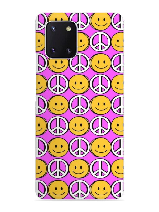 Smiley Face Peace Snap Case for Samsung Galaxy Note 10 Lite