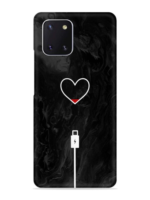 Heart Charging Vector Snap Case for Samsung Galaxy Note 10 Lite