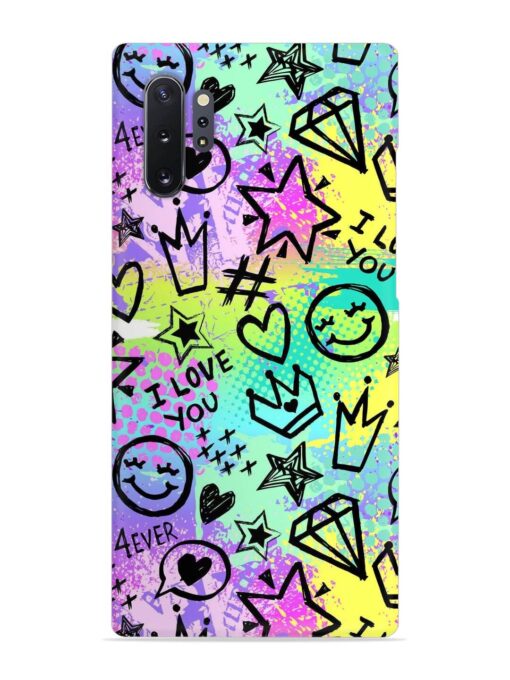 Bright Seamless Pattern Snap Case for Samsung Galaxy Note 10 Plus Zapvi