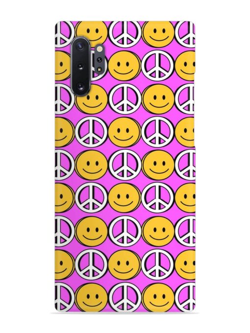 Smiley Face Peace Snap Case for Samsung Galaxy Note 10 Plus