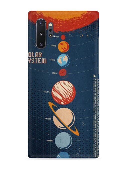 Solar System Vector Snap Case for Samsung Galaxy Note 10 Plus