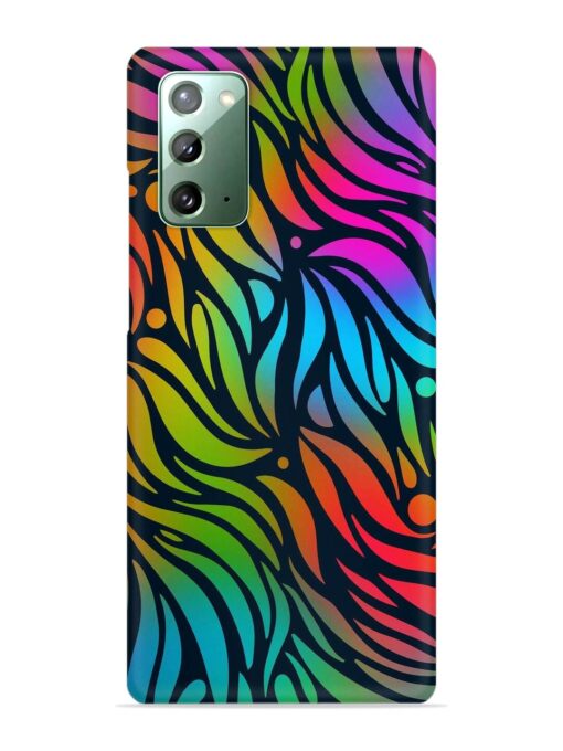 Abstract Leaf Design Snap Case for Samsung Galaxy Note 20