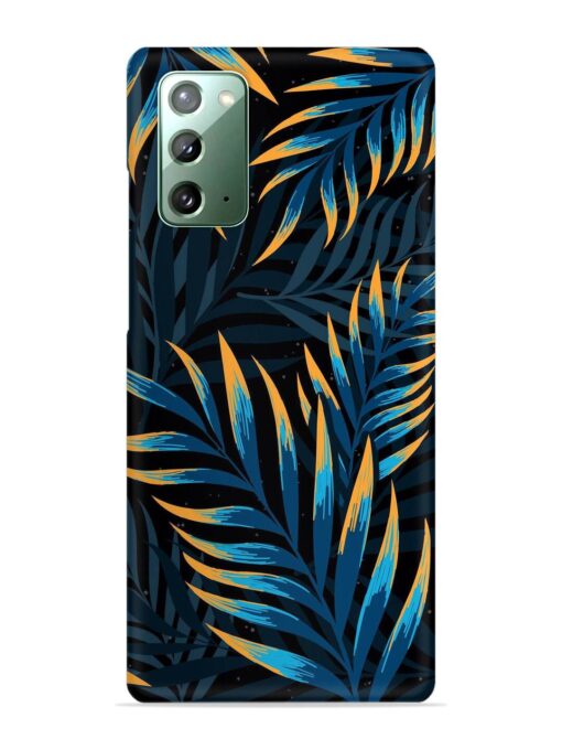 Abstract Leaf Art Snap Case for Samsung Galaxy Note 20 Zapvi