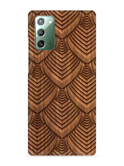 Carved Pattern On Snap Case for Samsung Galaxy Note 20