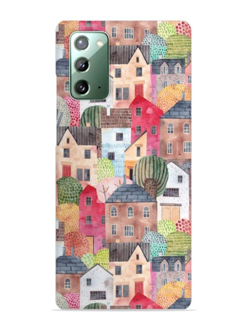 Abstract Seamless Pattern Snap Case for Samsung Galaxy Note 20