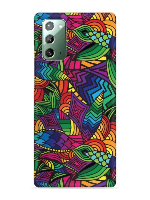 Abstract Multicolor Seamless Snap Case for Samsung Galaxy Note 20