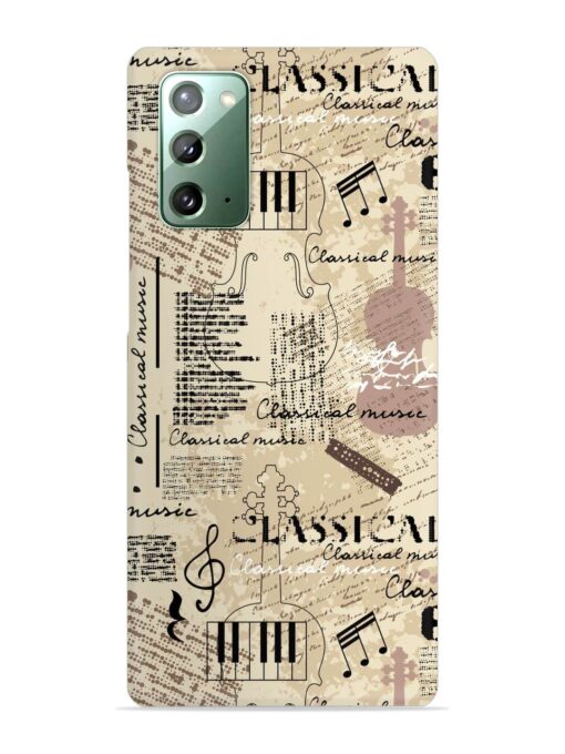 Classical Music Lpattern Snap Case for Samsung Galaxy Note 20