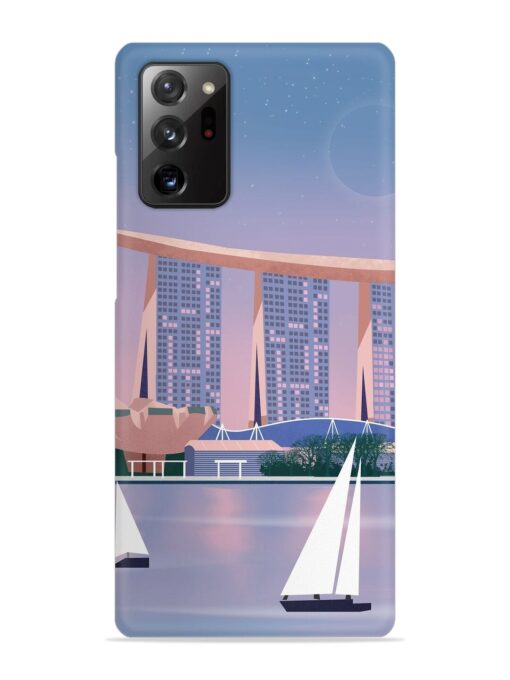 Singapore Scenery Architecture Snap Case for Samsung Galaxy Note 20 Ultra Zapvi