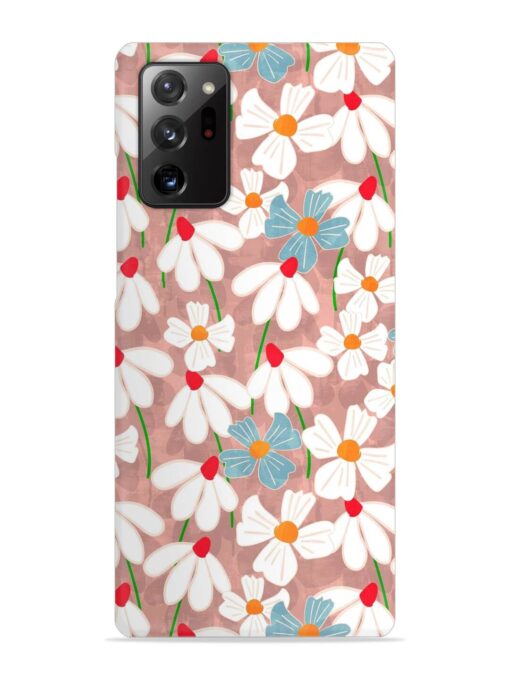 Abstract Petal Flowers Snap Case for Samsung Galaxy Note 20 Ultra Zapvi