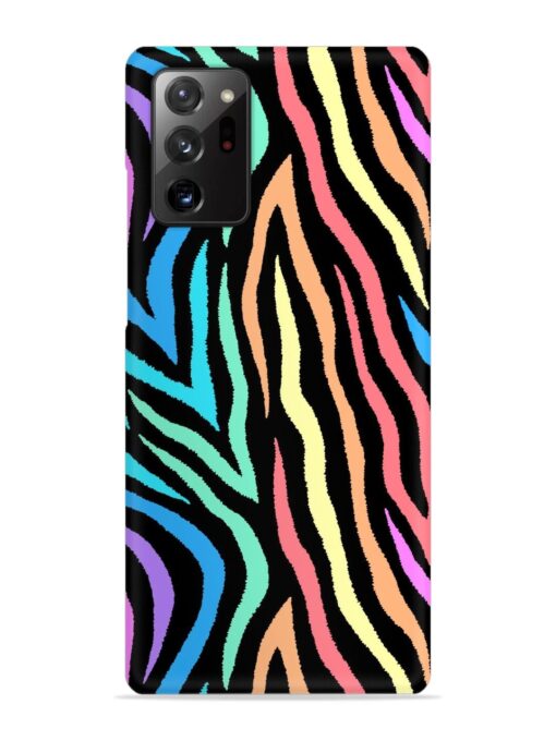 Colorful Abstract Zebra Snap Case for Samsung Galaxy Note 20 Ultra Zapvi