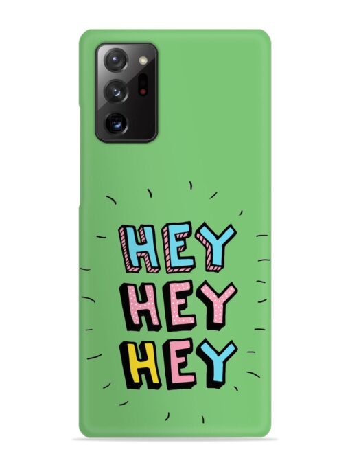 Hey Vector Cartoon Snap Case for Samsung Galaxy Note 20 Ultra Zapvi