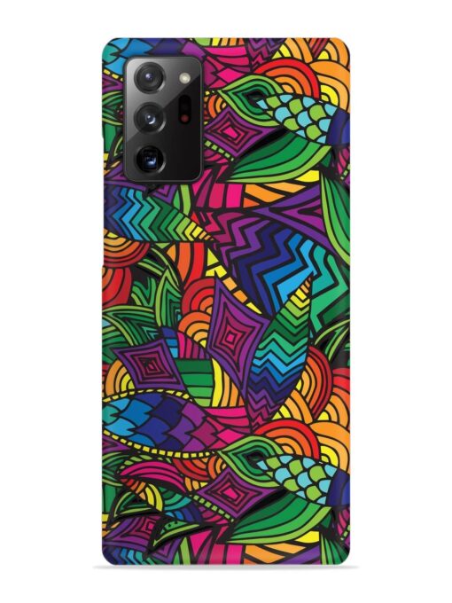 Abstract Multicolor Seamless Snap Case for Samsung Galaxy Note 20 Ultra Zapvi