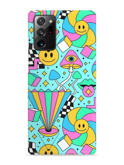 Trippy Rainbow 60S Snap Case for Samsung Galaxy Note 20 Ultra