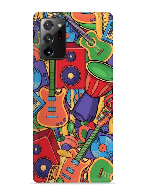 Colorful Music Art Snap Case for Samsung Galaxy Note 20 Ultra Zapvi