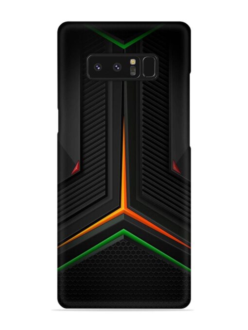 Orange Triangle Light Snap Case for Samsung Galaxy Note 8