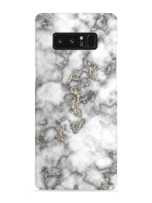 Gray And Gold Marble Snap Case for Samsung Galaxy Note 8