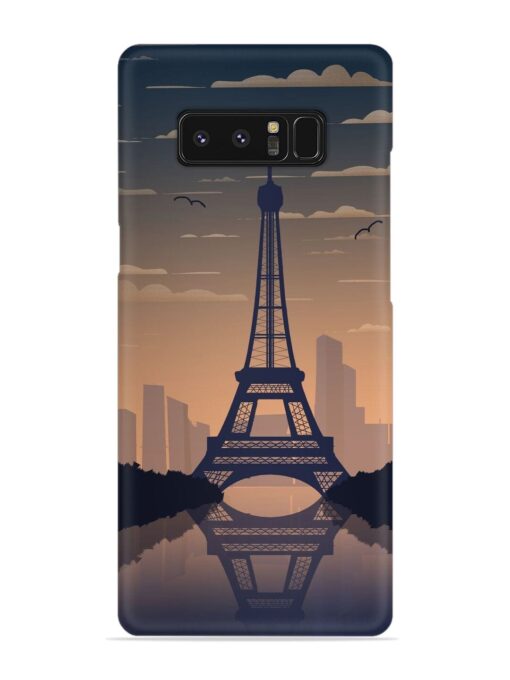 France Paris Eiffel Tower Gradient Snap Case for Samsung Galaxy Note 8