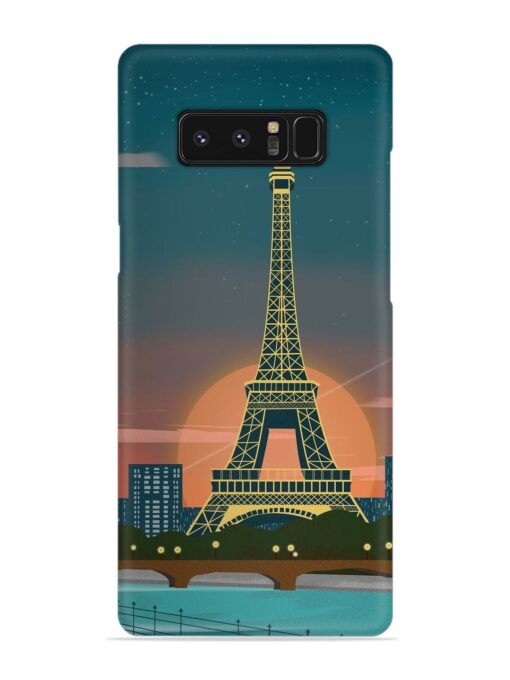 Scenery Architecture France Paris Snap Case for Samsung Galaxy Note 8