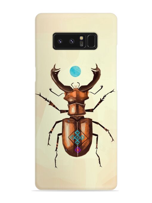 Stag Beetle Vector Snap Case for Samsung Galaxy Note 8