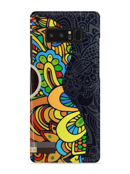 Guitar Vector Art Snap Case for Samsung Galaxy Note 8