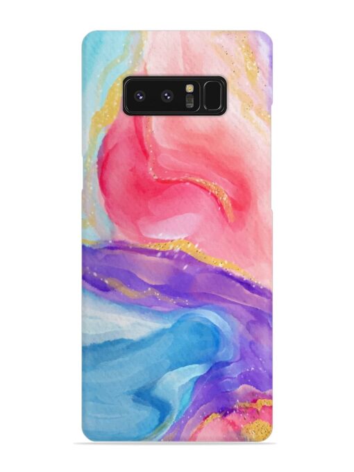 Watercolor Gradient Snap Case for Samsung Galaxy Note 8 Zapvi