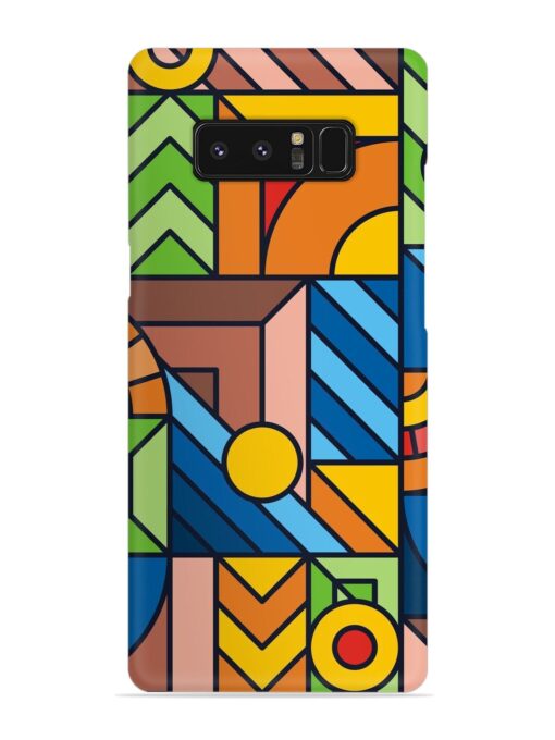 Colorful Geometric Snap Case for Samsung Galaxy Note 8