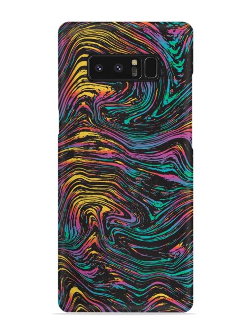 Abstract Liquid Colors Snap Case for Samsung Galaxy Note 8