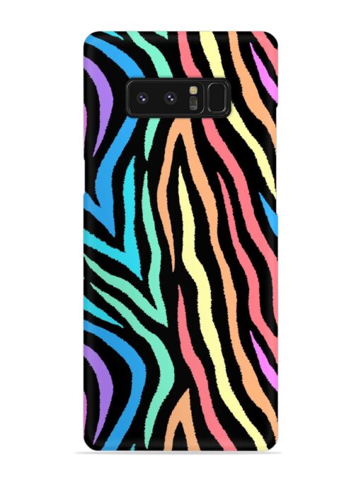 Colorful Abstract Zebra Snap Case for Samsung Galaxy Note 8