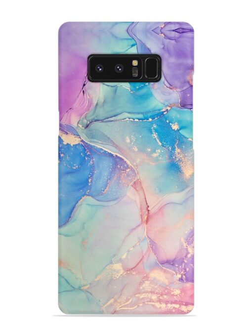 Alcohol Ink Colors Snap Case for Samsung Galaxy Note 8 Zapvi