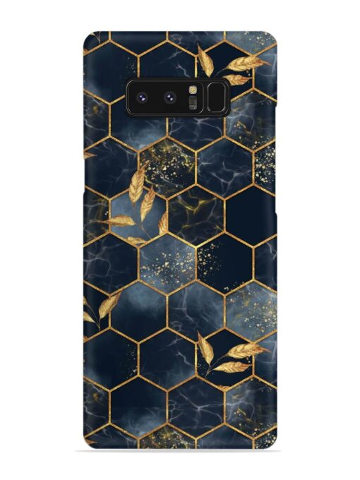 Marble Hexagon Seamless Snap Case for Samsung Galaxy Note 8 Zapvi