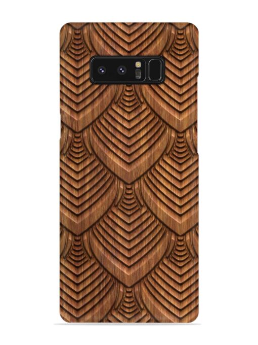 Carved Pattern On Snap Case for Samsung Galaxy Note 8