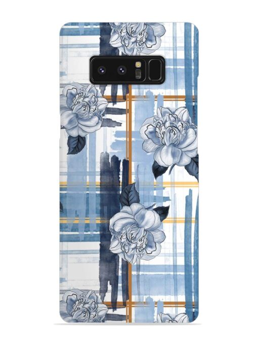 Watercolor Pattern Rose Snap Case for Samsung Galaxy Note 8 Zapvi