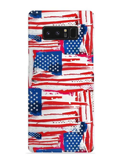 Usa Flag Seamless Snap Case for Samsung Galaxy Note 8