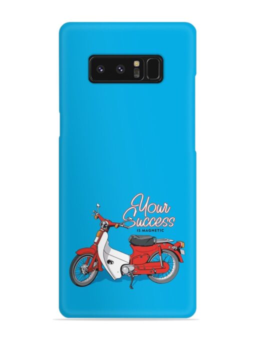 Motorcycles Image Vector Snap Case for Samsung Galaxy Note 8