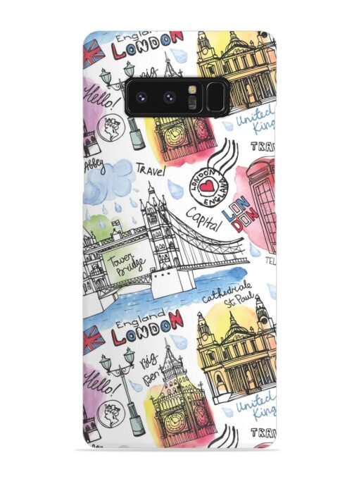 Vector London Landmark Snap Case for Samsung Galaxy Note 8