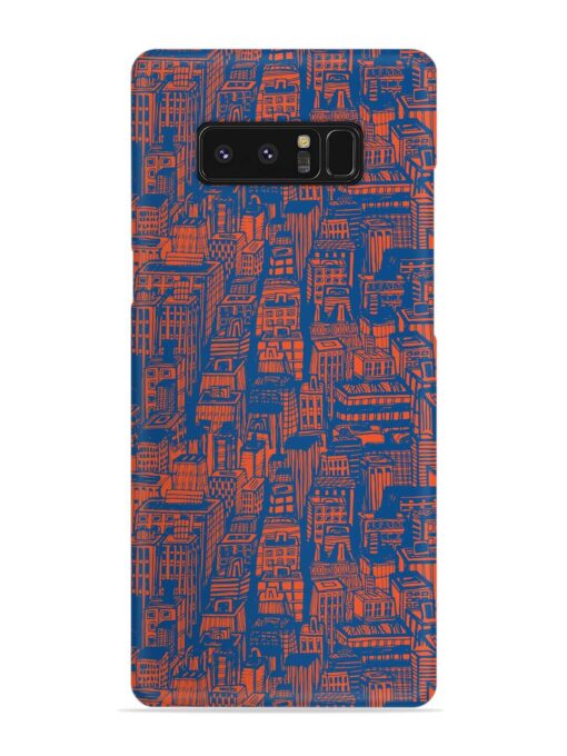 Hand Drawn Seamless Snap Case for Samsung Galaxy Note 8