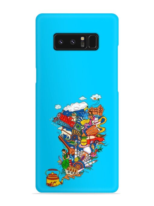 Vector Design Indian Snap Case for Samsung Galaxy Note 8