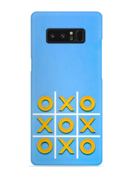 Yellow Plastic Crosses Snap Case for Samsung Galaxy Note 8