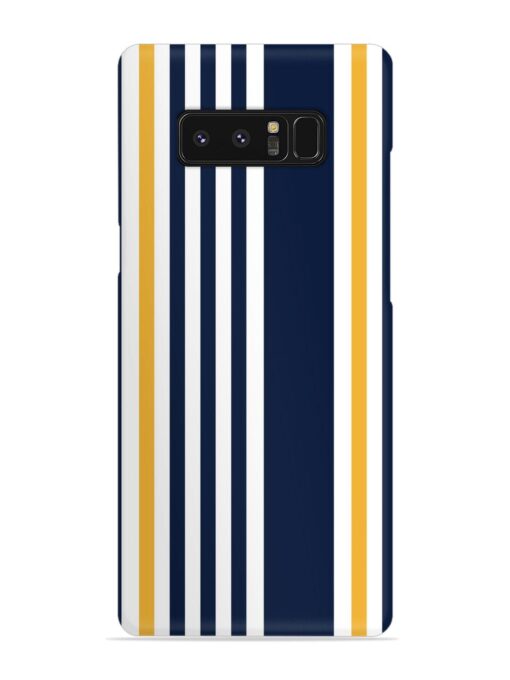 Seamless Stripe Pattern Snap Case for Samsung Galaxy Note 8 Zapvi