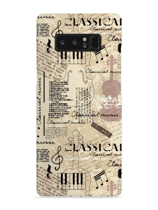 Classical Music Lpattern Snap Case for Samsung Galaxy Note 8