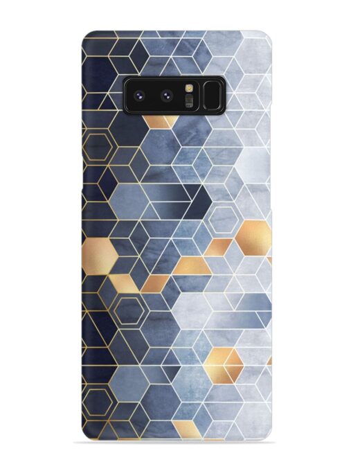 Geometric Abstraction Hexagons Snap Case for Samsung Galaxy Note 8