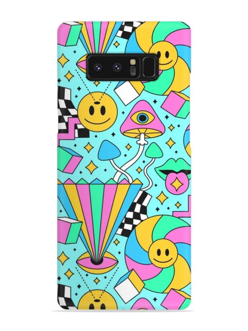 Trippy Rainbow 60S Snap Case for Samsung Galaxy Note 8