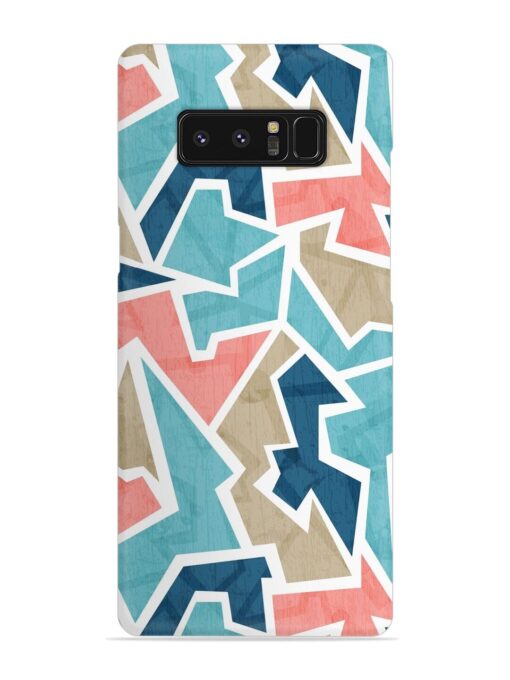 Vintage Geometric Triangle Snap Case for Samsung Galaxy Note 8