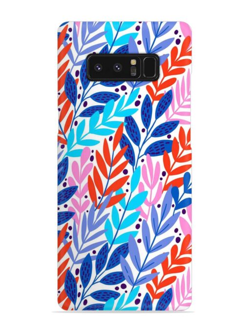 Bright Floral Tropical Snap Case for Samsung Galaxy Note 8