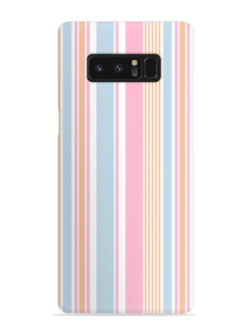 Stripe Seamless Pattern Snap Case for Samsung Galaxy Note 8 Zapvi