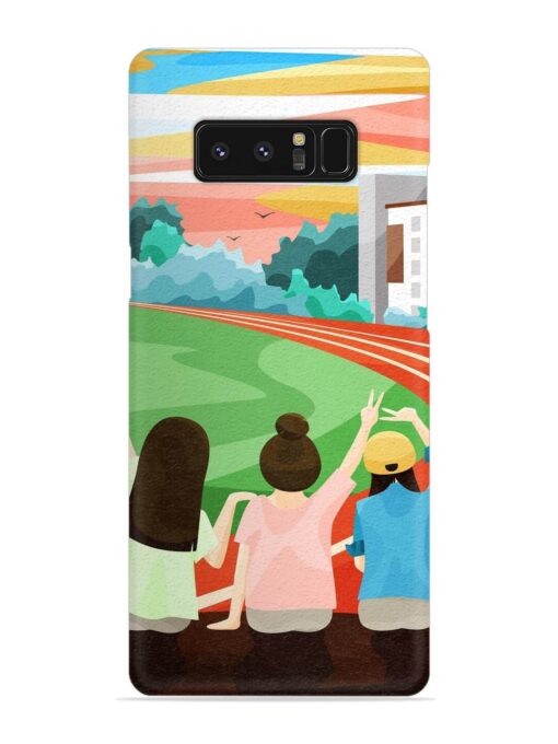 School Playground Snap Case for Samsung Galaxy Note 8 Zapvi