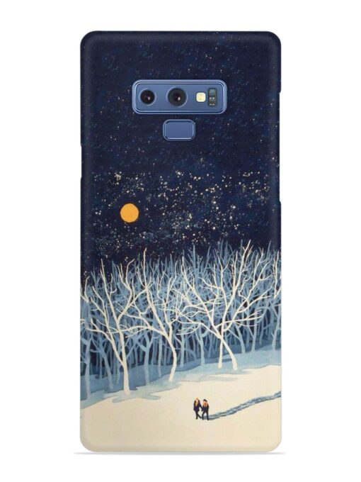 Full Moon Snowshoe Tour Snap Case for Samsung Galaxy Note 9 Zapvi